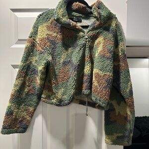Camo Sherpa Jacket
